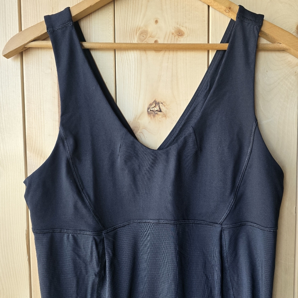 Lululemon Tame Me Black Tank Top Cinch Waist Active Top - Picture 2 of 6